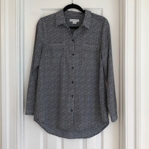 Polka dot button up - Liz Claiborne. Like new